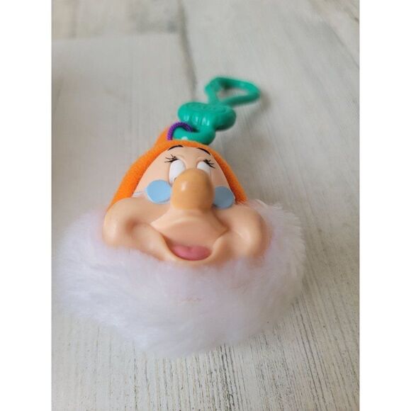 McDonald's doc Snow White seven dwarfs keychain toy figure Disney Pixar - Picture 2 of 5
